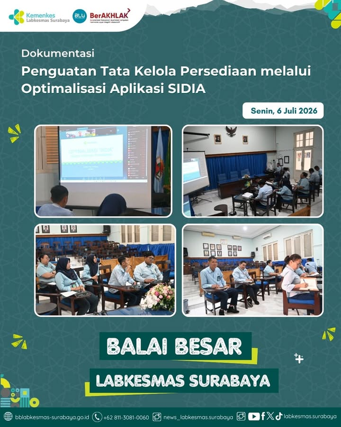 Penguatan Tata Kelola Persediaan melalui Optimalisasi Aplikasi SIDIA